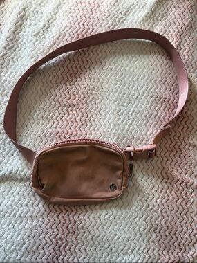lululemon Rose Pink Crossbody Belt Bag